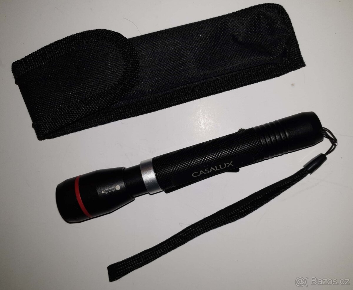 Baterka LED,2 baterieAA,signál SOS, nová, Německo