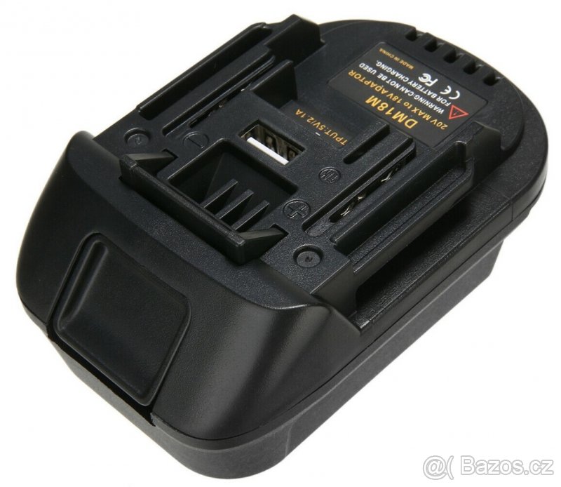 Prodám aku adaptér DeWalt a Milwaukee pro stroje Makita