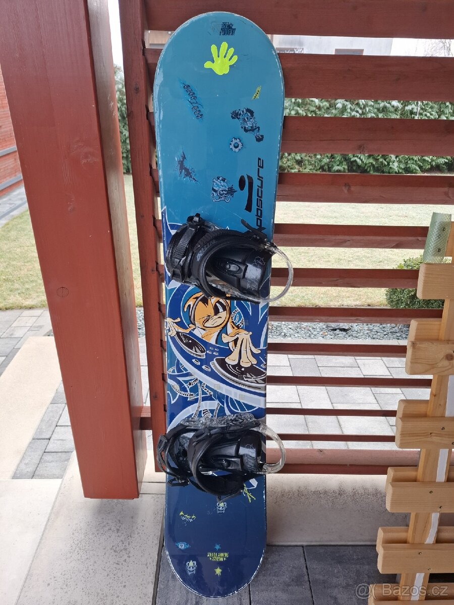 Dětský snowboard 130 cm, vázání Nitro, případně boty 42