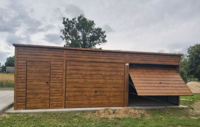 Plechová garáž 8x6