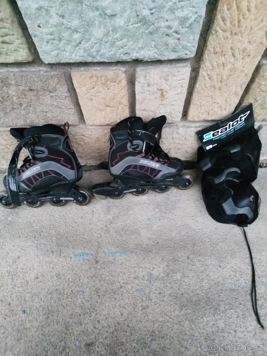 Kolečkové brusle Bauer