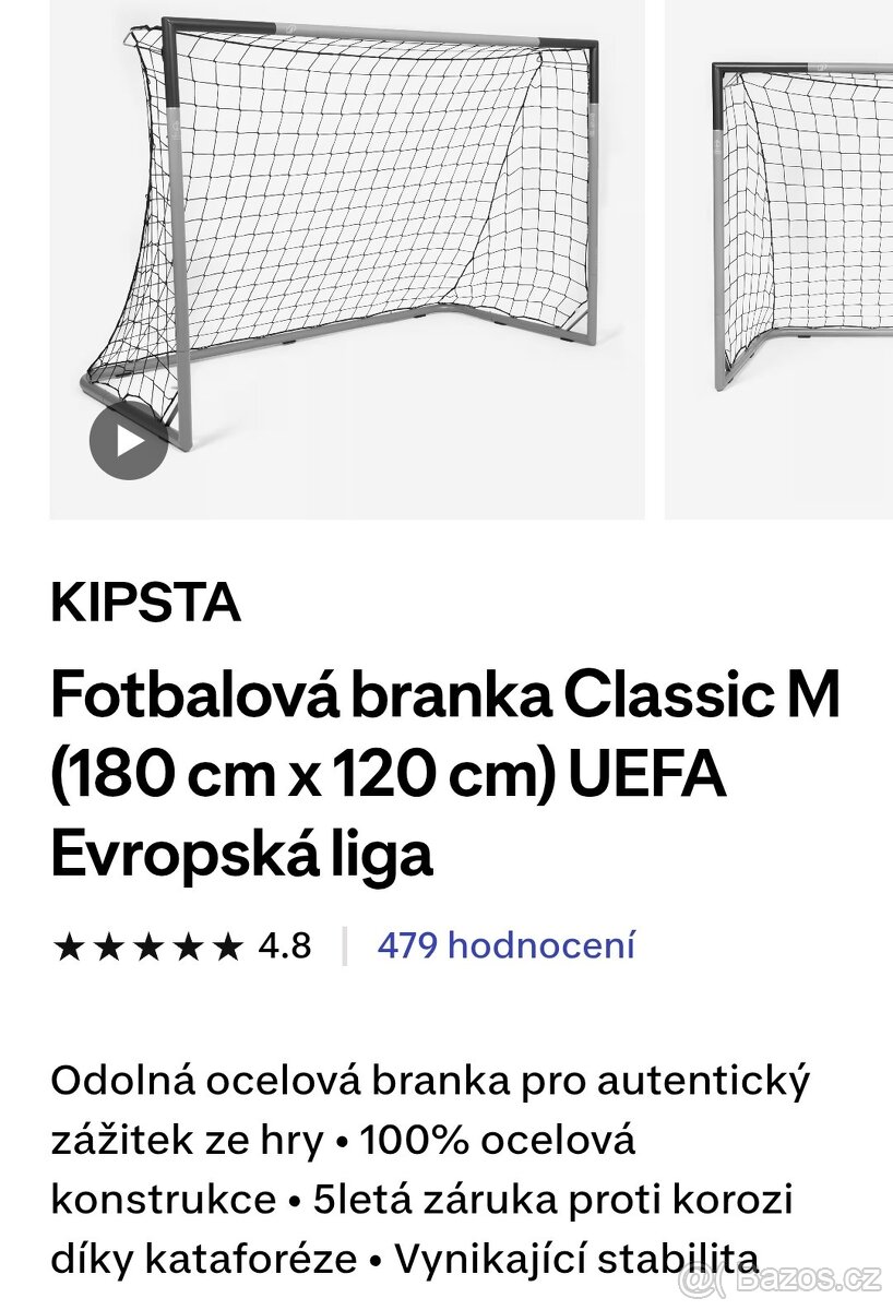 Fotbalová branka Decathlon KIPSTA