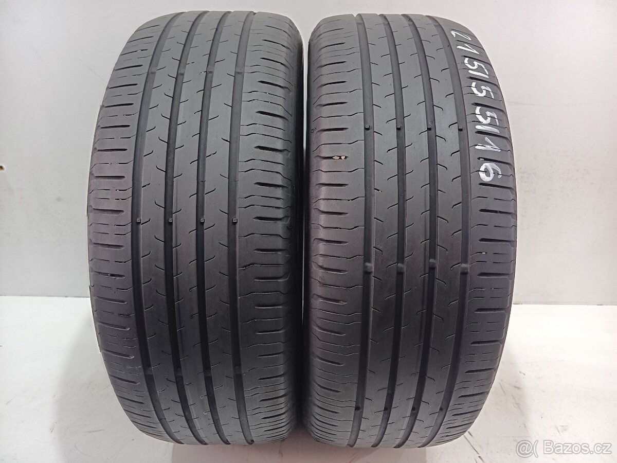 2ks letní pneu 215/55/16 Continental