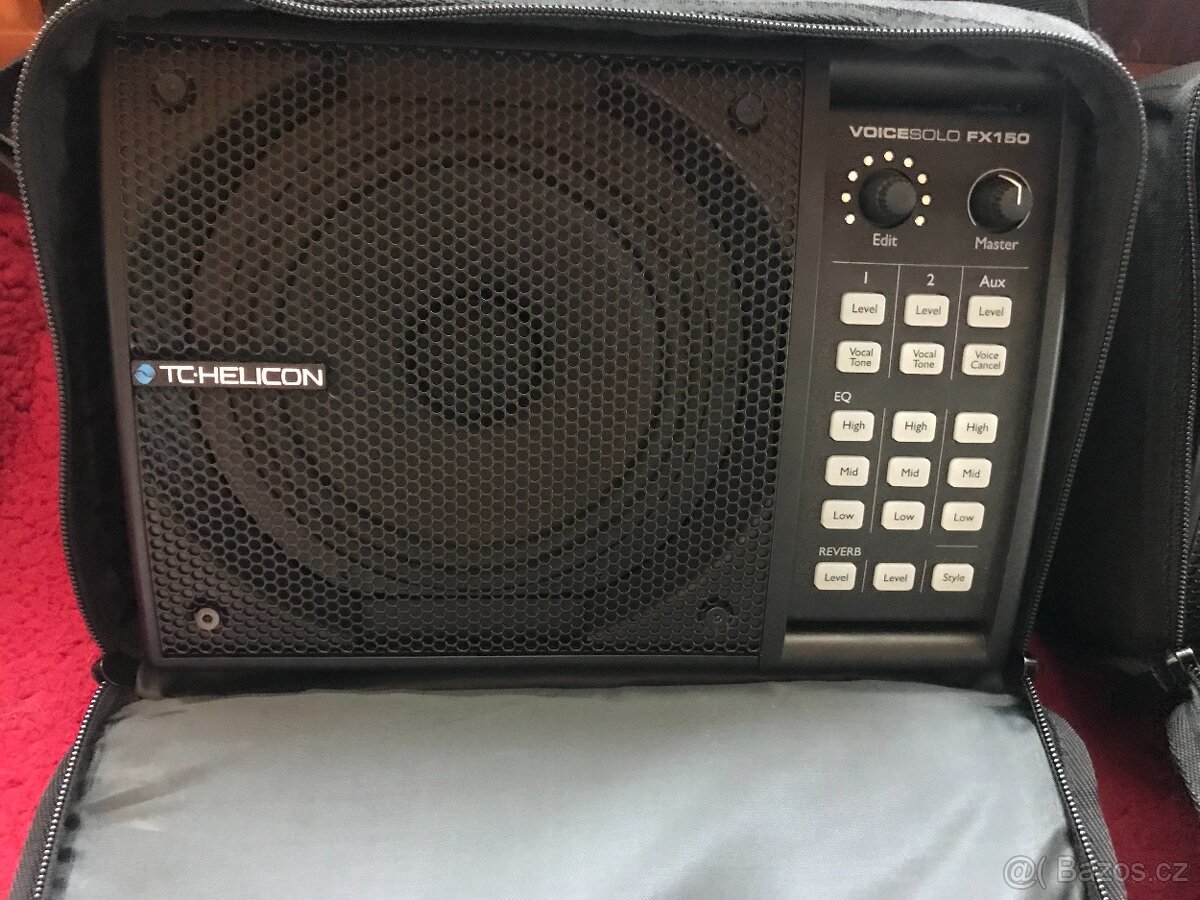 TC-HELICON VoiceSolo FX150 + přepravní polstrovaný bag