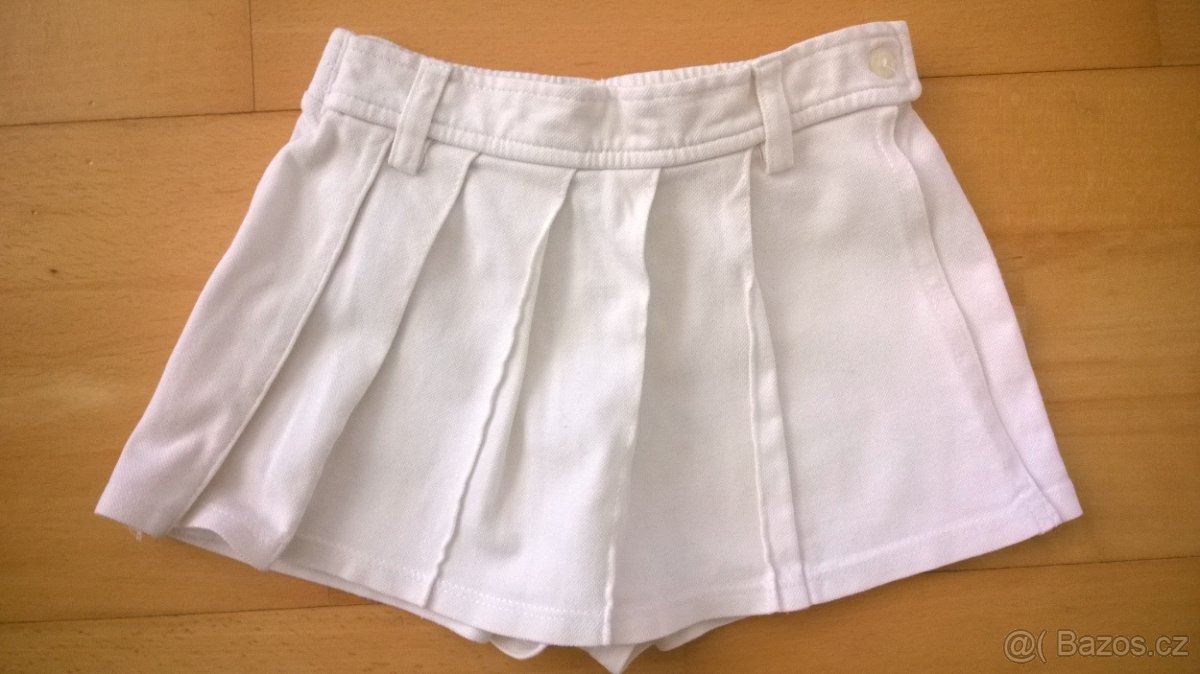 Bílá sukně / kraťasy H&M vel. 92-98