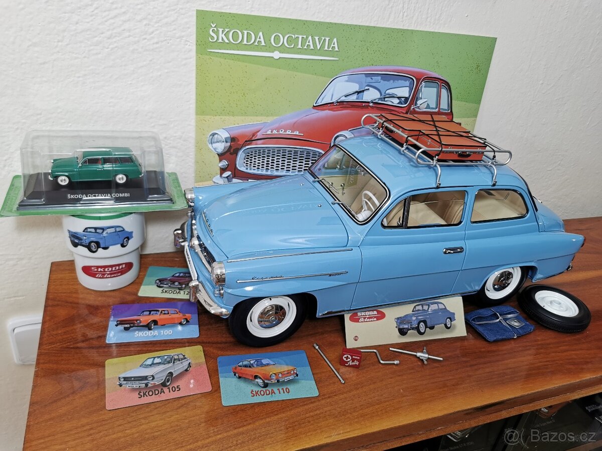 PRODÁNO - Sběratelský model Škoda Octavia 1960 - Deagostini