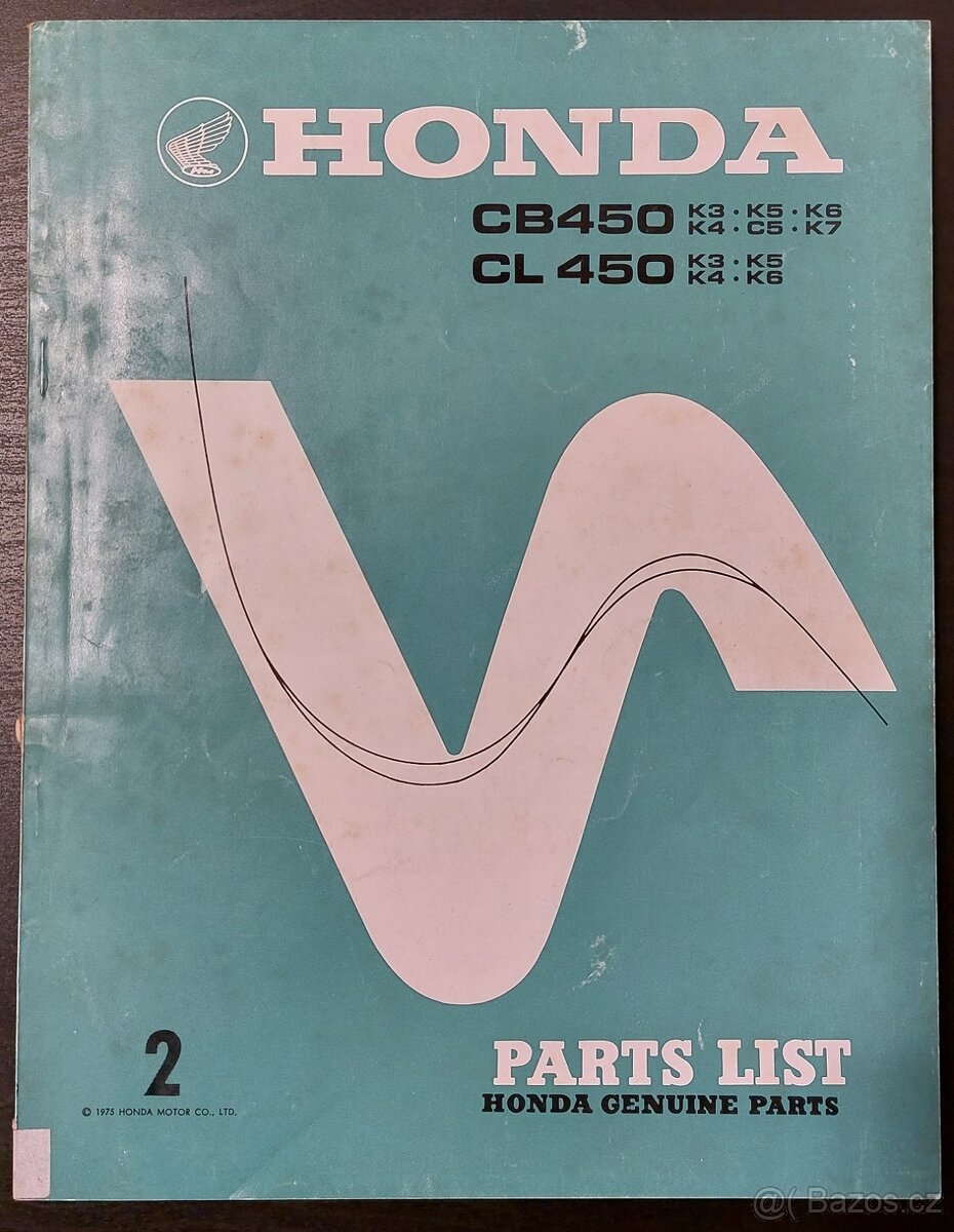 Honda CB/CL450 Kx-katalog dílů