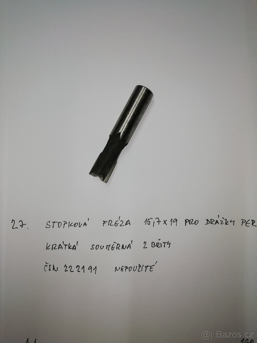 Stopková fréza 15,7x19