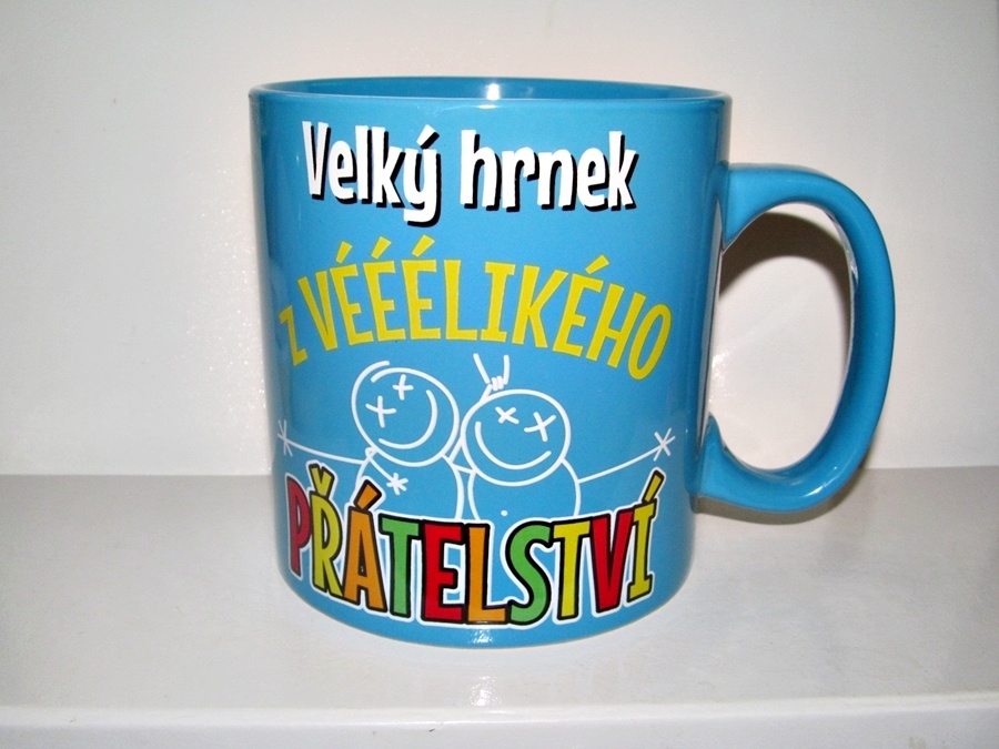 XL Velký hrnek z vééélikého přátelství ,, 800 ml  TOP STAV