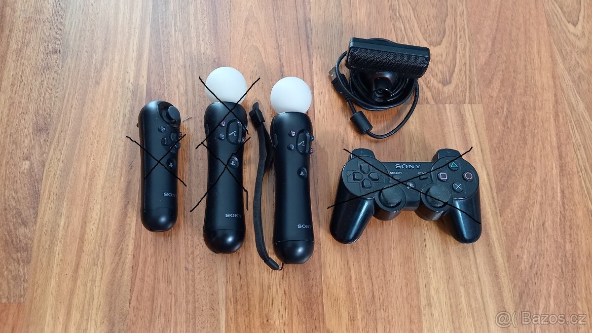 Prodám Move ovladač a kamera playstation 3