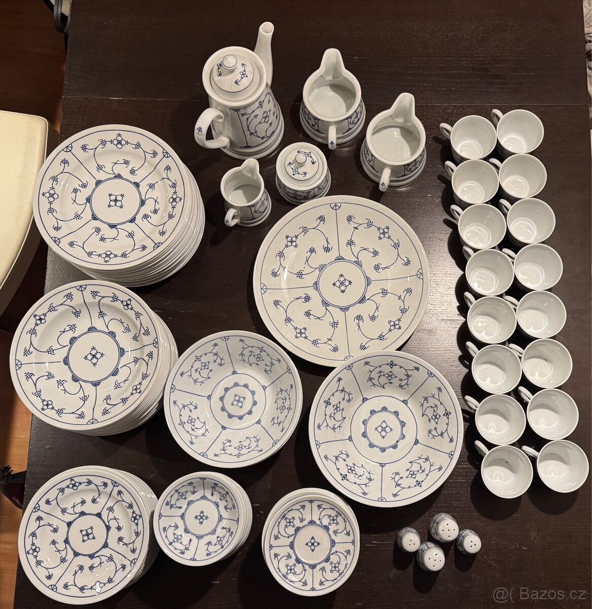 KAHLA Blau Saks sada porcelánu 110ks