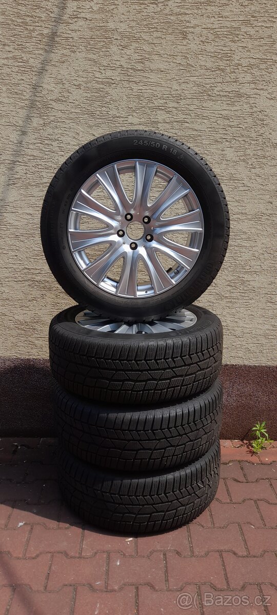 Originál ALU kola MERCEDES 18" s PNEU CONTINENTAL