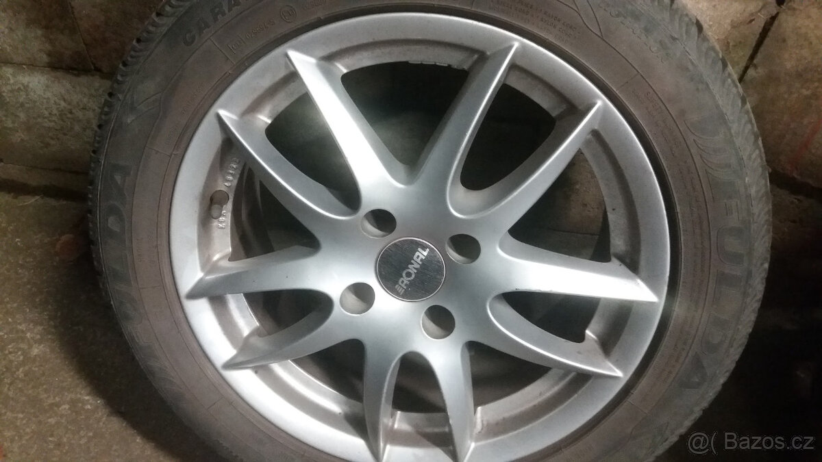 Škoda Octavia 2 a 3, VW alu Ronal R 17, FULDA letní pneu