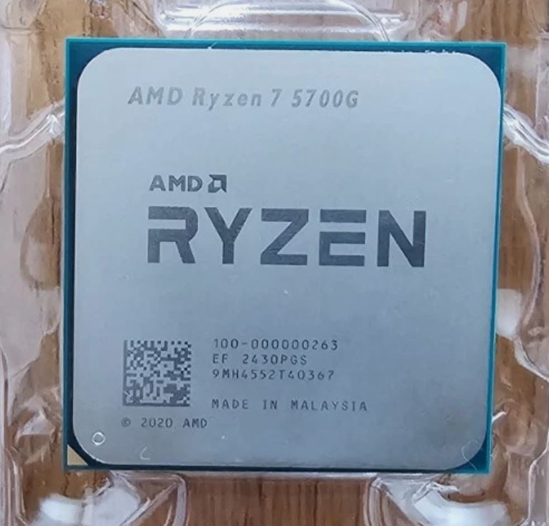 AMD Ryzen 7 5700G, 8C/16T, TDP 65W, bez chladice