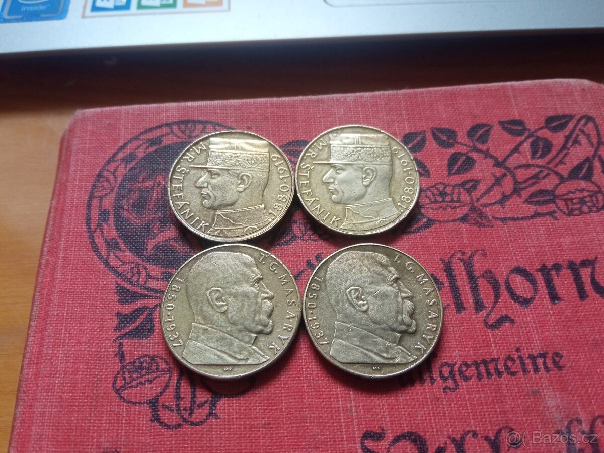 MINCE 10 KČS MASARYK+ ŠTEFÁNIK