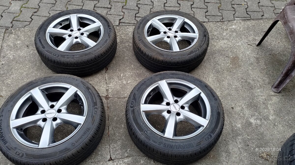 Hliníková kola Dezent 16" + nové pneu 205/55