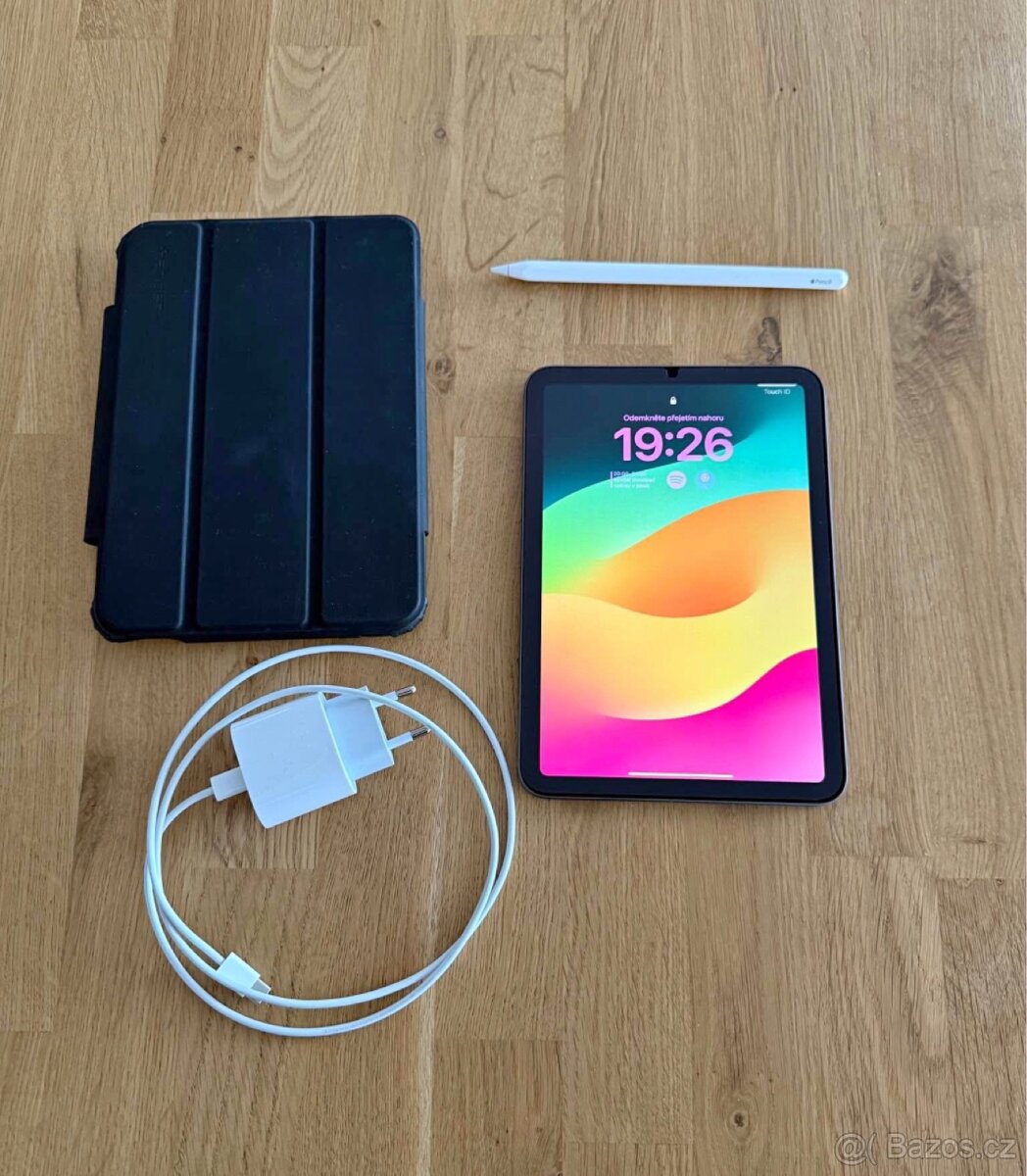 iPad mini (2021) Wi-Fí 64 GB, černá + Apple Pencil (2.gen)