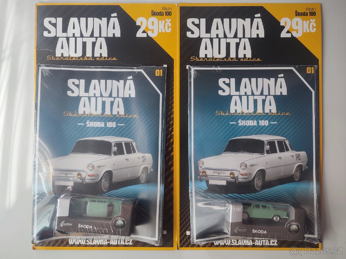 Škoda 100L - model 1:60 - Slavná auta