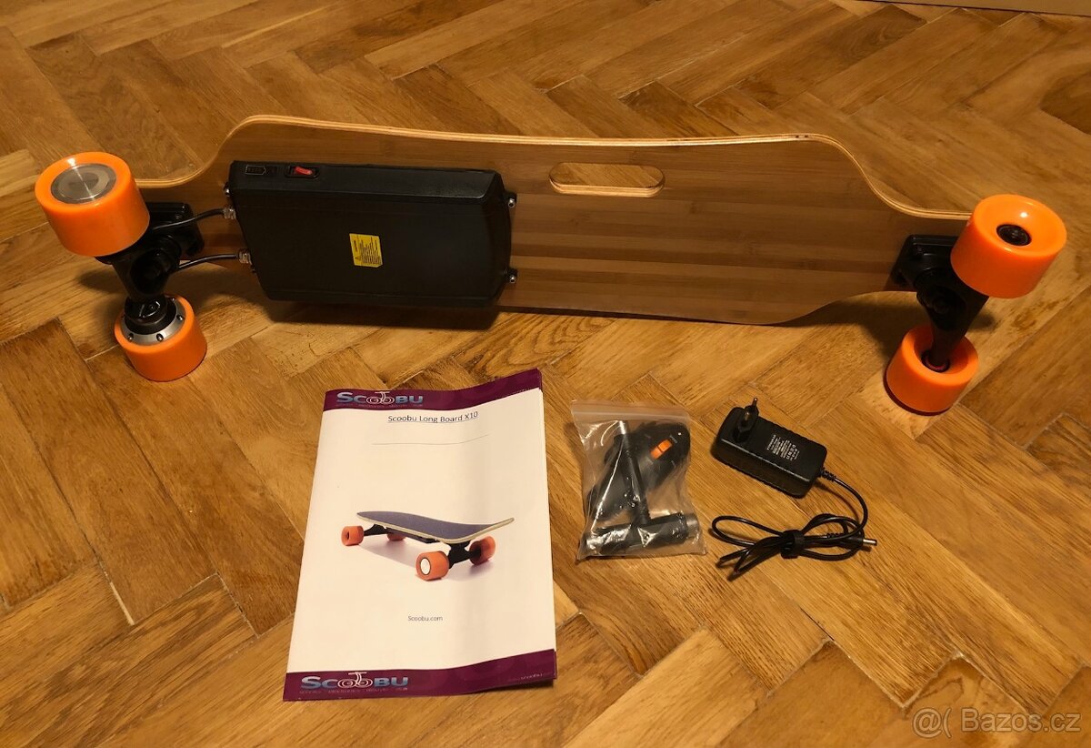 Dvoumotorový Elektrický Longboard Scoobu X10