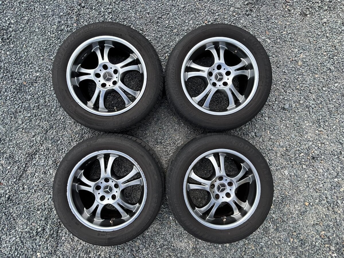 Alu kola na MB VIANO R17 letní pneu 225/55/17