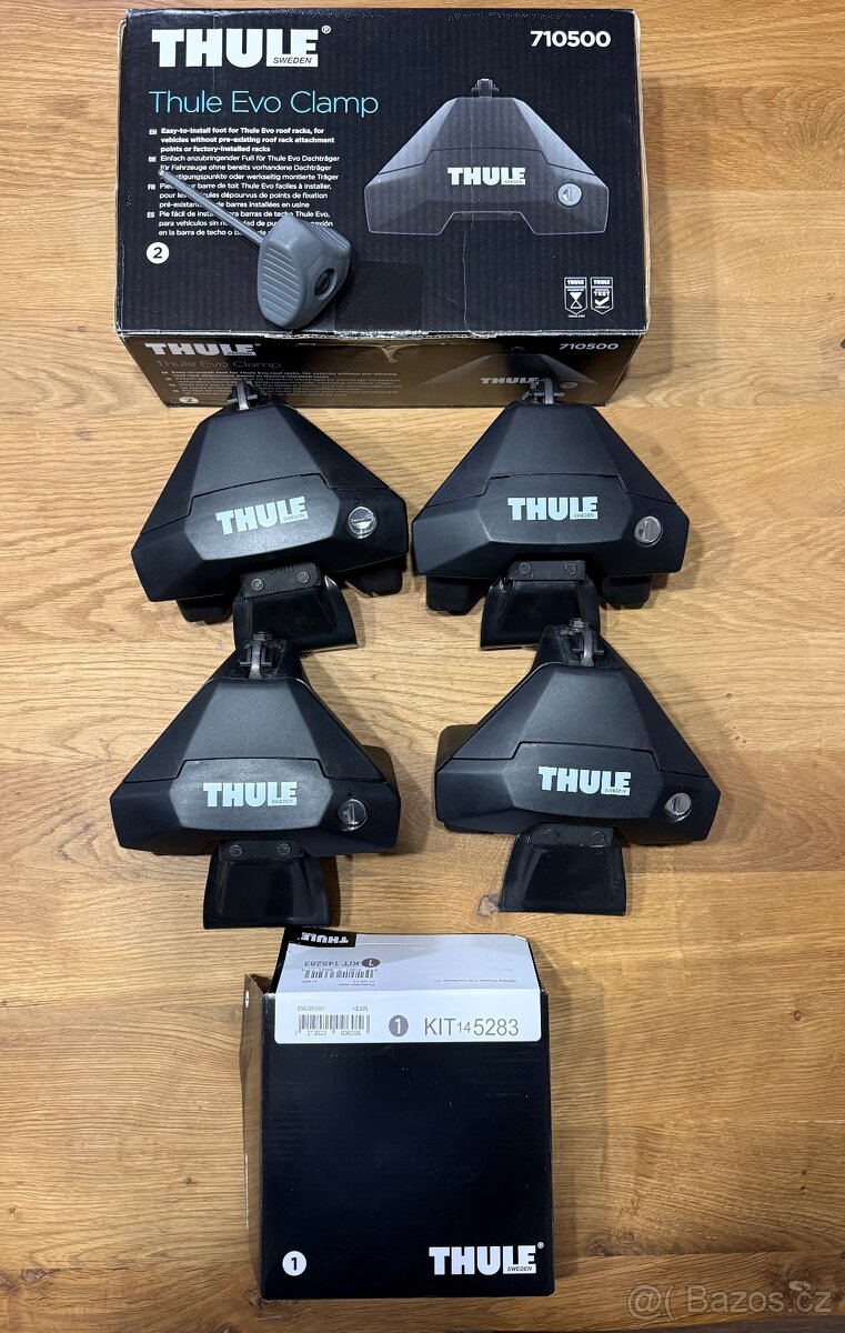 Thule patky na vůz Škoda Octavia 4 sedan (710500 a 144283)
