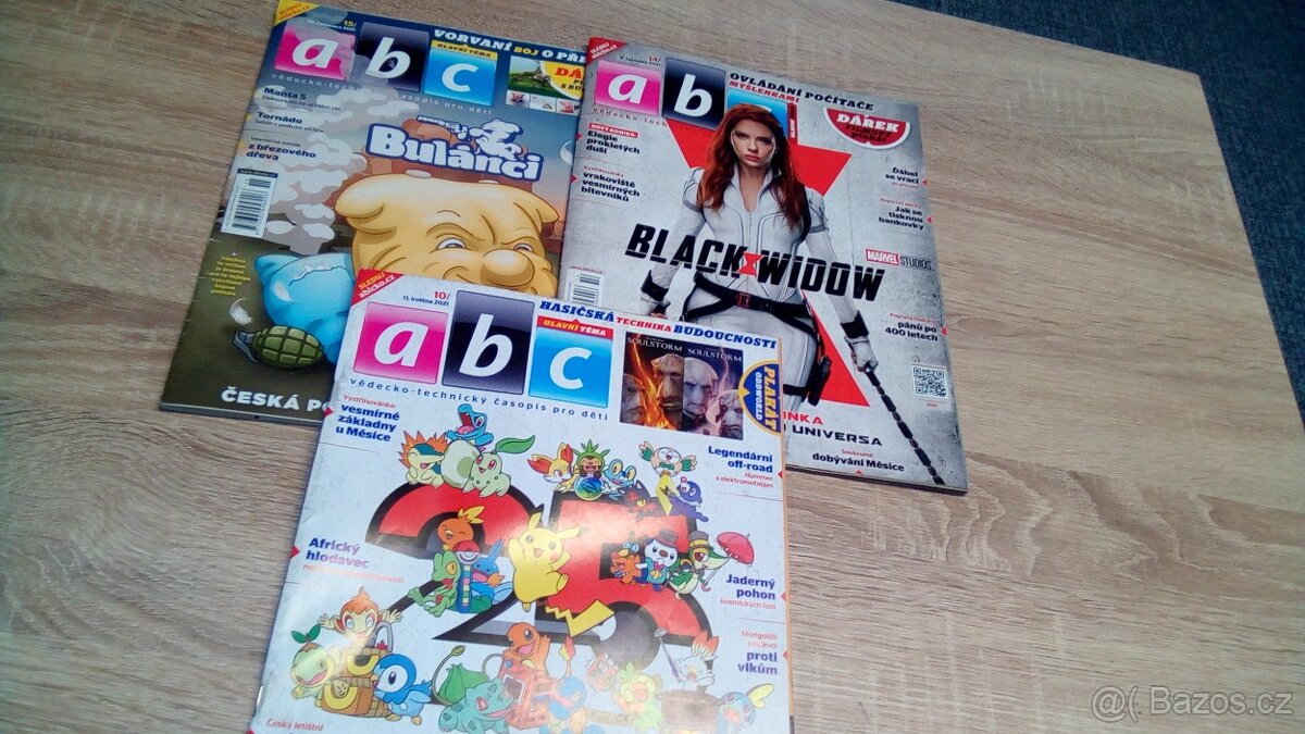 Časopisy ABC, rok.2021,cena celkem.