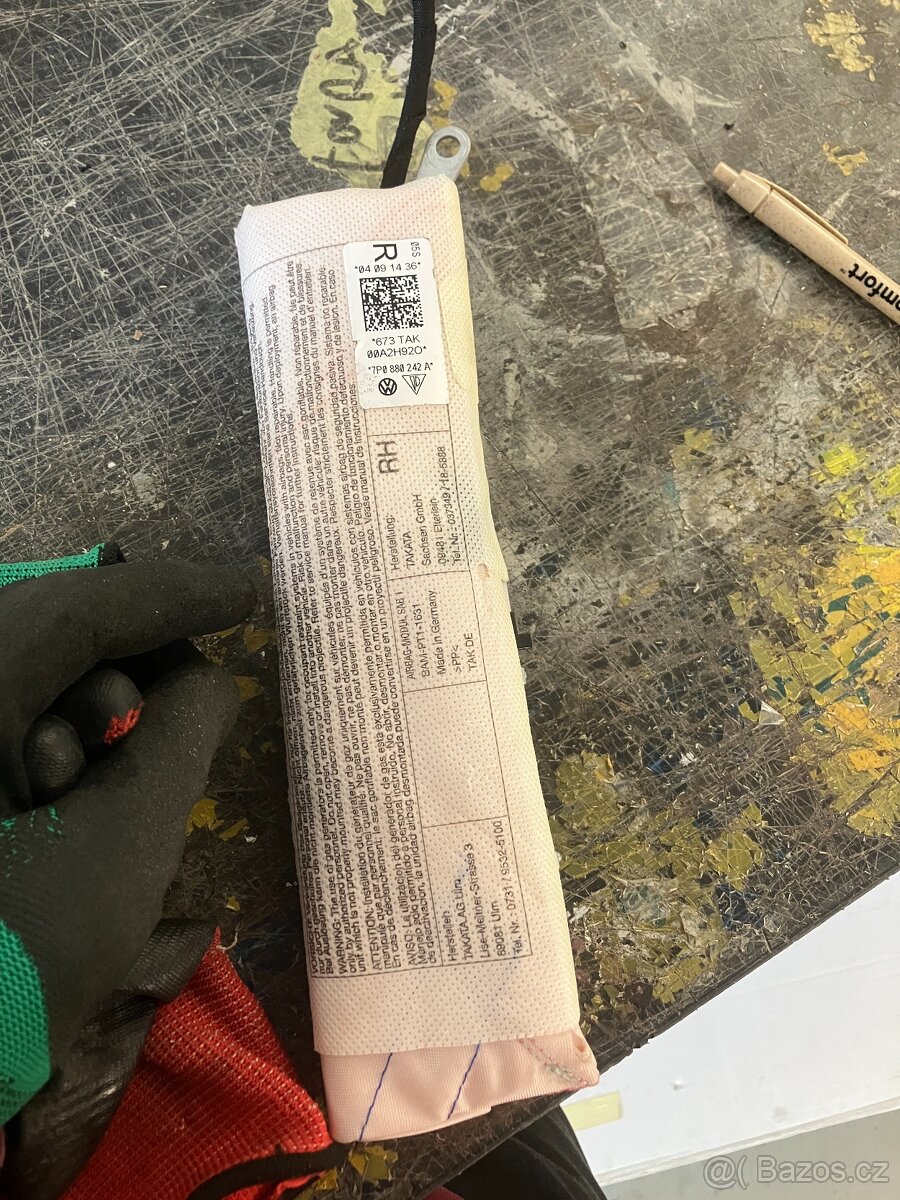 sedackovy airbag vw touareg Porsche Cayenne