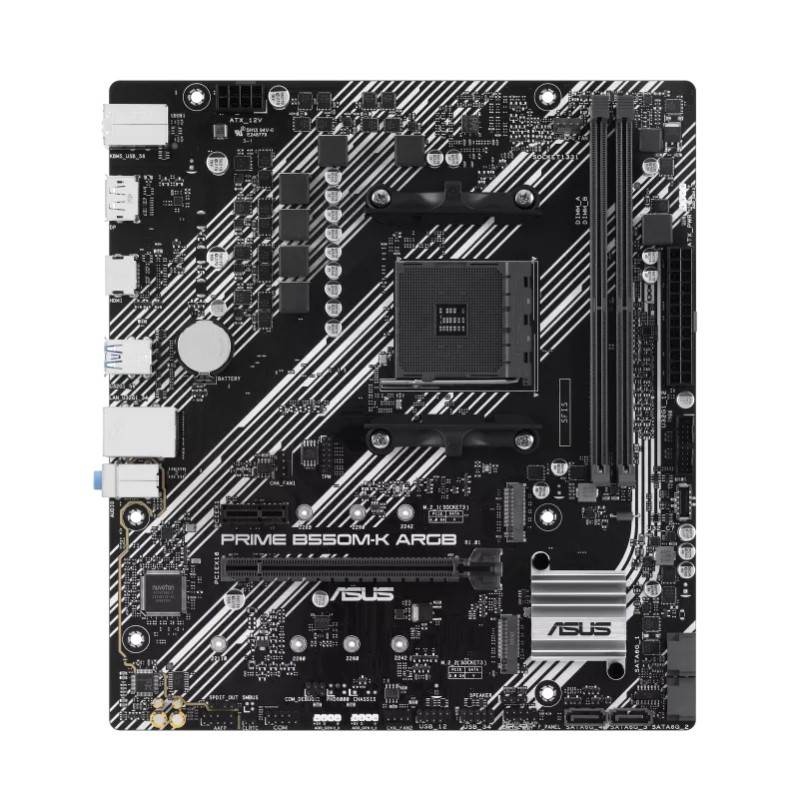 ASUS MB Sc AM4 PRIME B550M-K ARGB, AMD B550, 2xDDR4, 1xHDMI