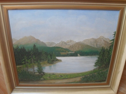 obraz Štrbské pleso