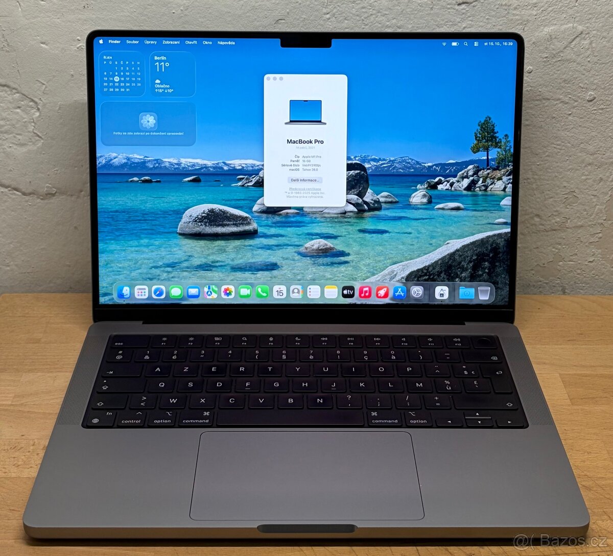 MacBook Pro 14” 2021/32GB RAM/M1 PRO/512GB SSD/Záruka