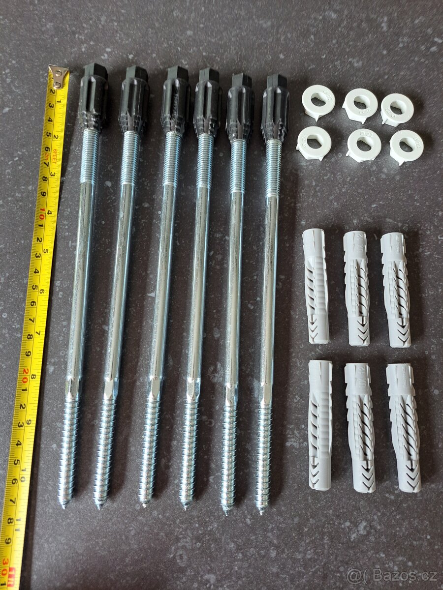 Nové kotvy do zateplení Fischer Thermax 10/220 M8, 6 ks