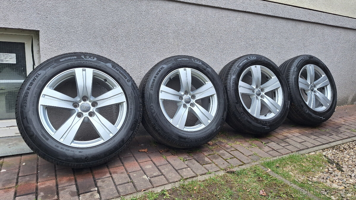 Audi Q7 originální lední sada R18 235/50 - 5x112 - pneu 7 mm