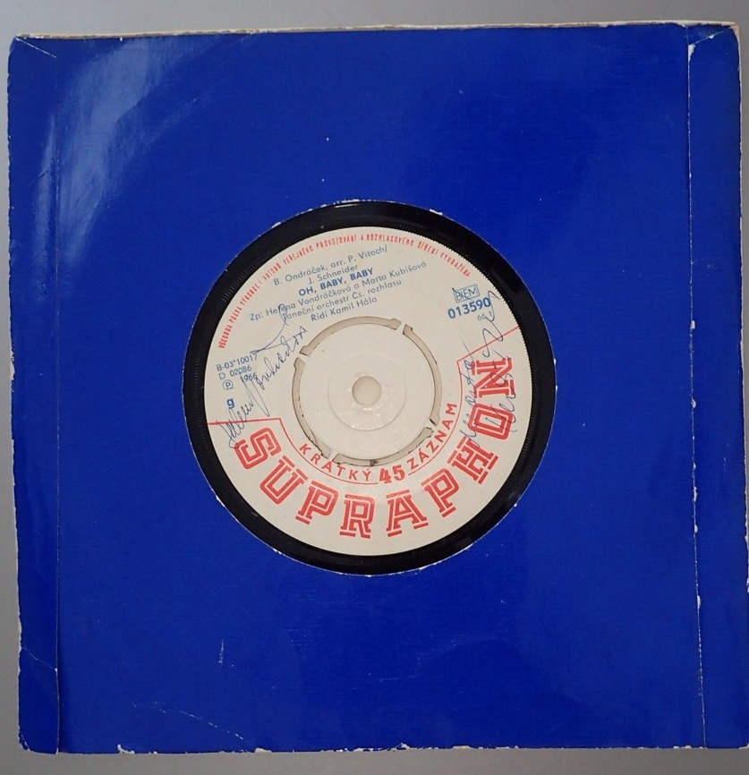 Podepsaný singl, naprostá rarita s legendou