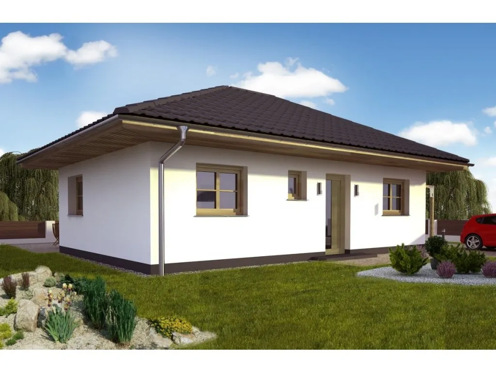 Bungalov 3+kk s přístřeškem na auto