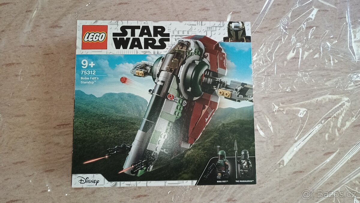 LEGO Star Wars 75312 Boba Fett a jeho kosmická loď, NOVÉ,NER