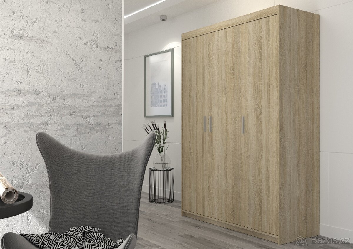 Šatní skříň dub sonoma