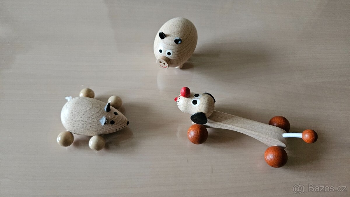 Dřevěná zvířátka
