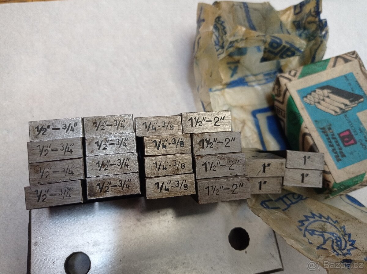 Závitové čelisti radiální ,sady