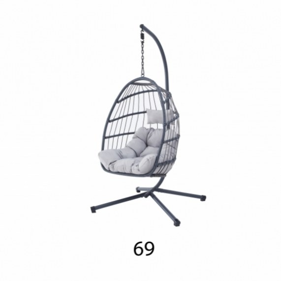Závěsné křeslo (houpačka) šedá barva