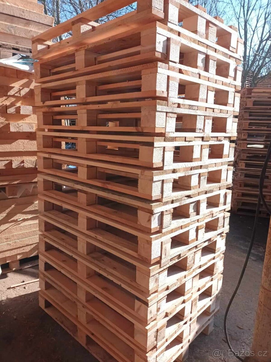Dřevěná paleta 1200x800 nová