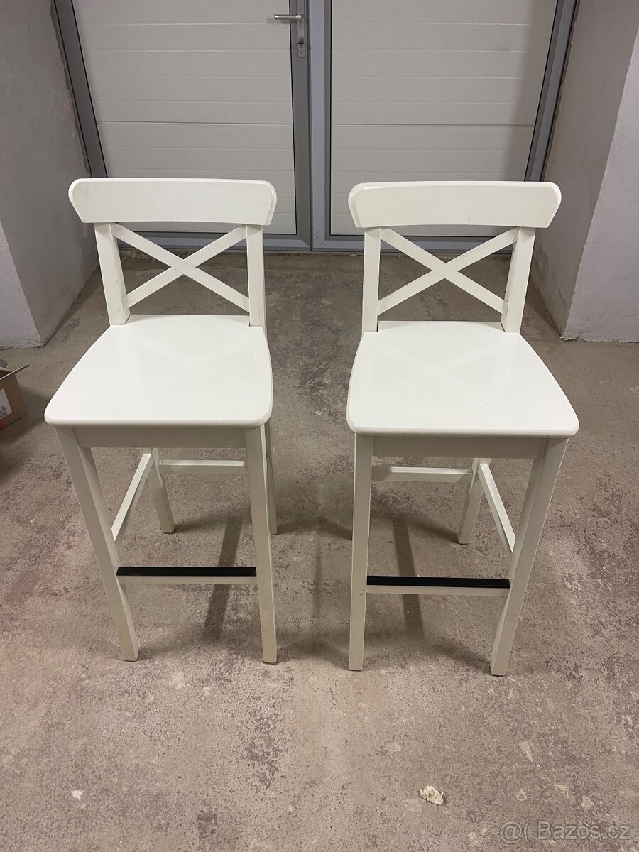 Barové židle IKEA Ingolf 74cm