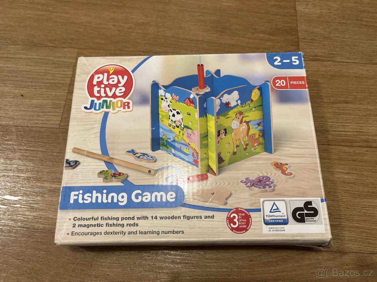 Playtive Dřevěná motorická hra rybaření (2-5 let)