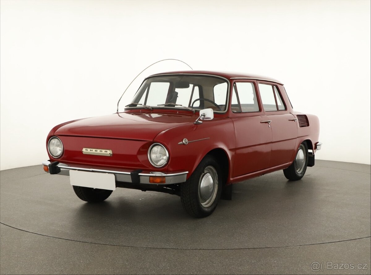 Škoda 100, 1966, dobové RZ, platná TK