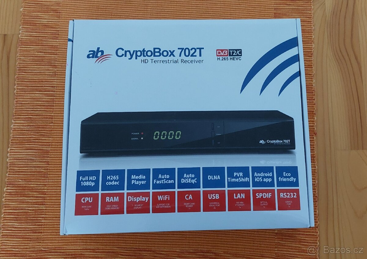 Set-top box (AB CryptoBox 702T HD)