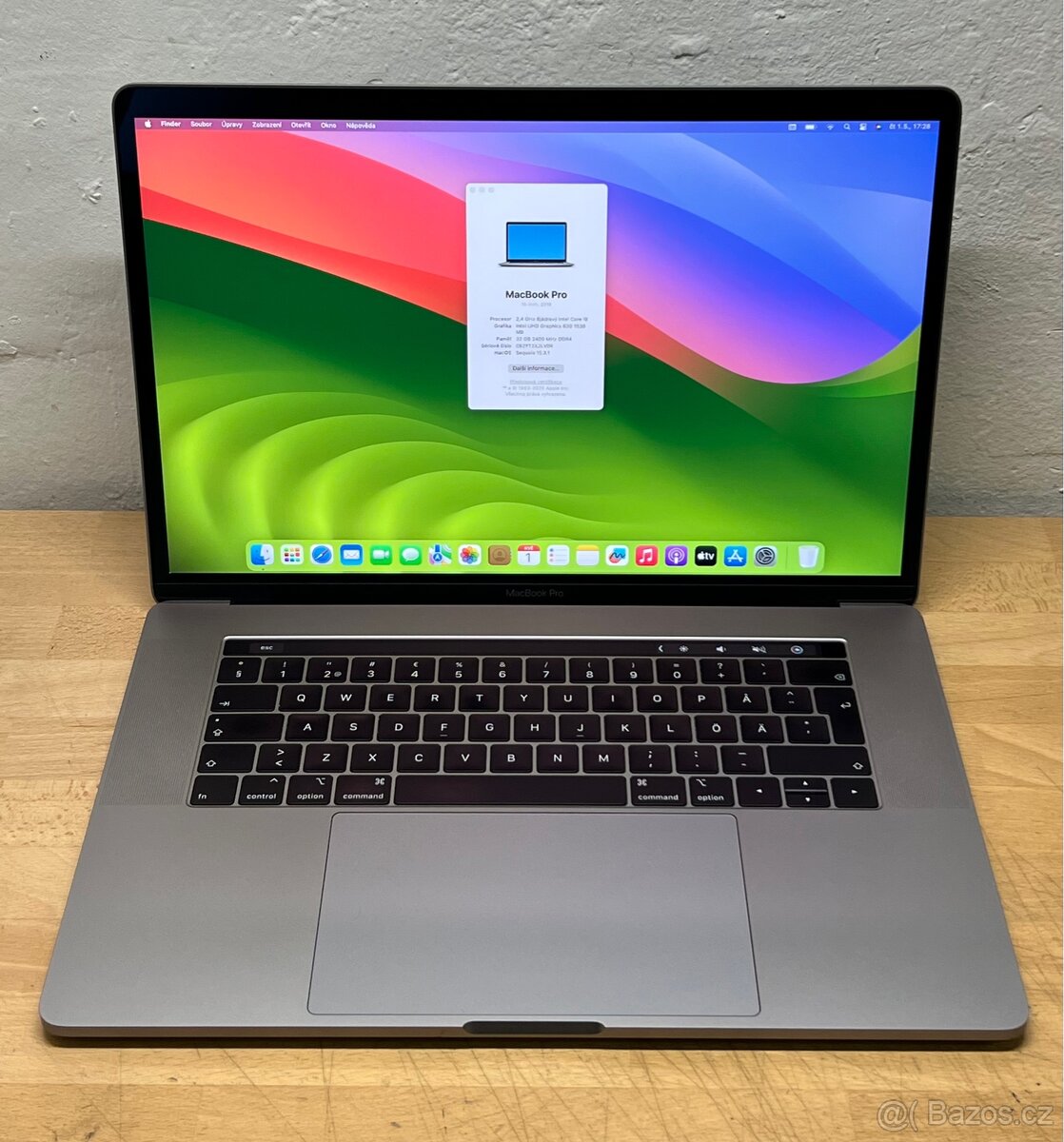 MacBook Pro 15” 2019/32GB RAM/Intel i9/4TB SSD/ Záruka