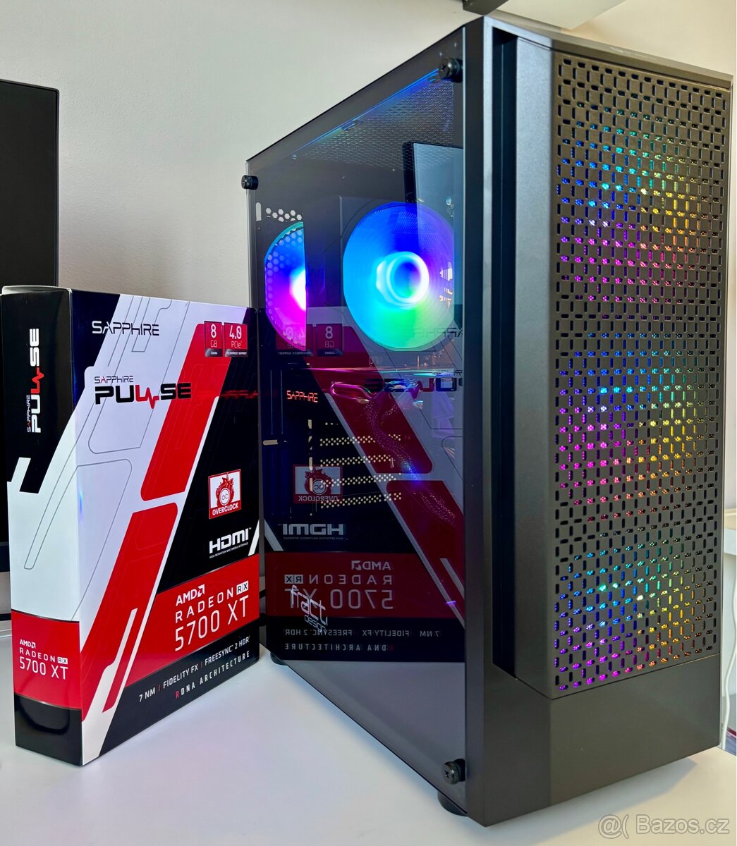 HERNÍ PC | RX 5700-XT | INTEL CORE I7 | 1TB SSD