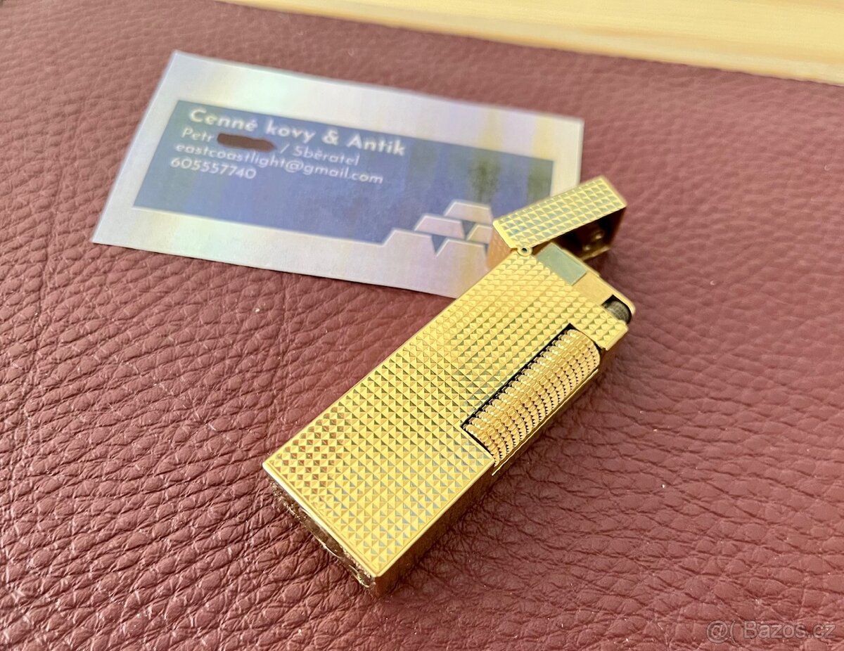 Dunhill Rollagas Zapalovač 60' léta, Diamond Cut