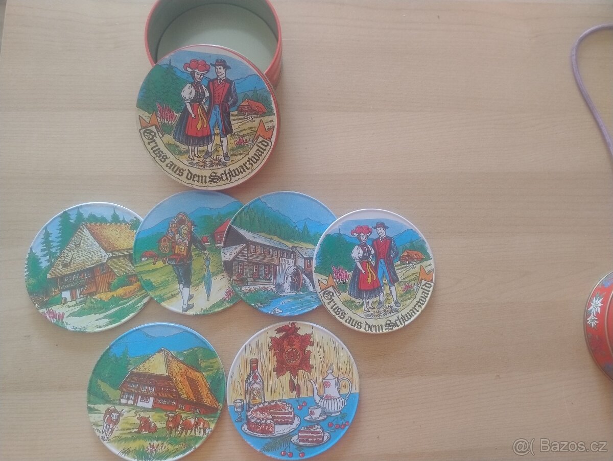Pivní tácky z Rakouska nepoužité