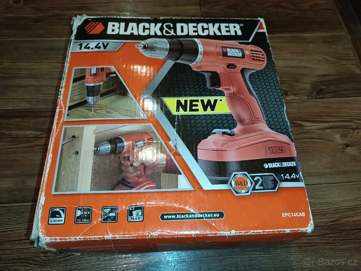 Aku vrtačka Black & Decker EPC 14 cab