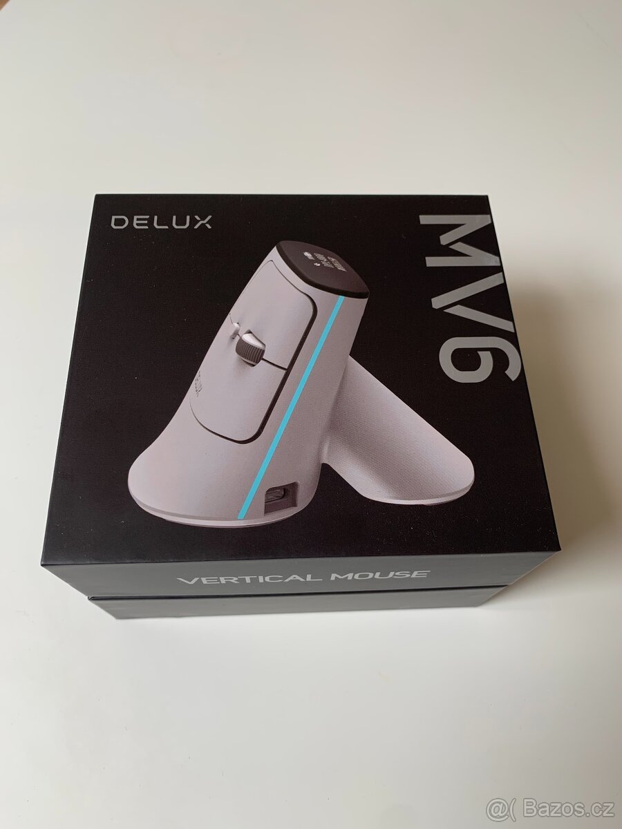 Delux mv6dn – Ergonomická bezdrátová vertikální myš